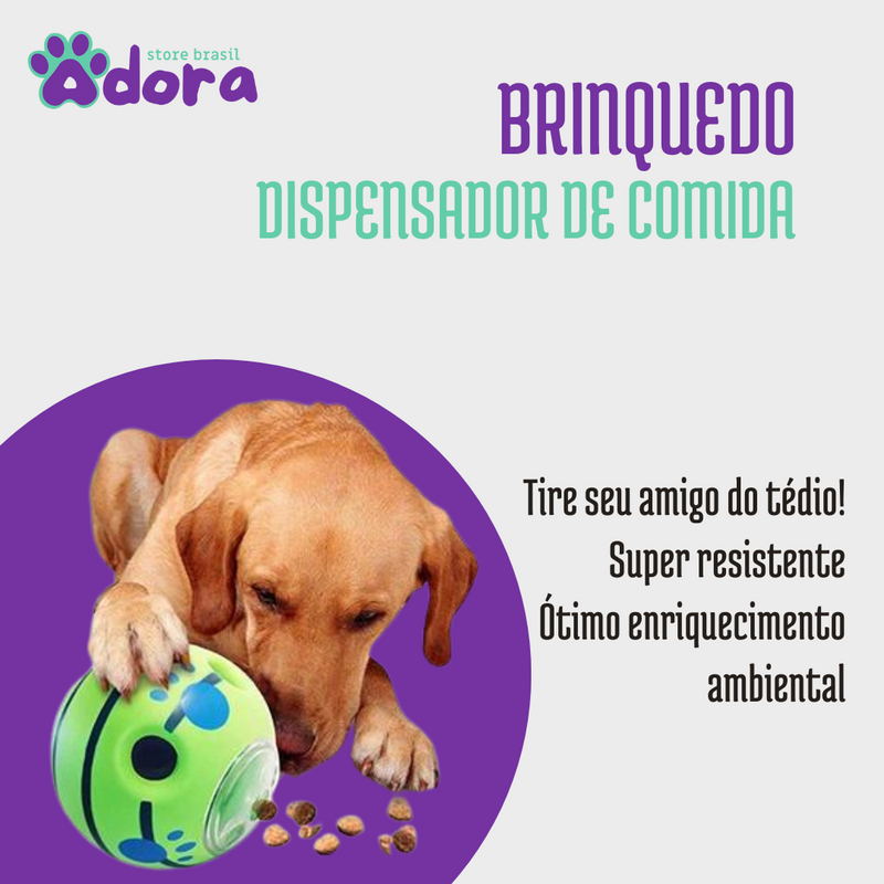 Brinquedo dispensador de comida