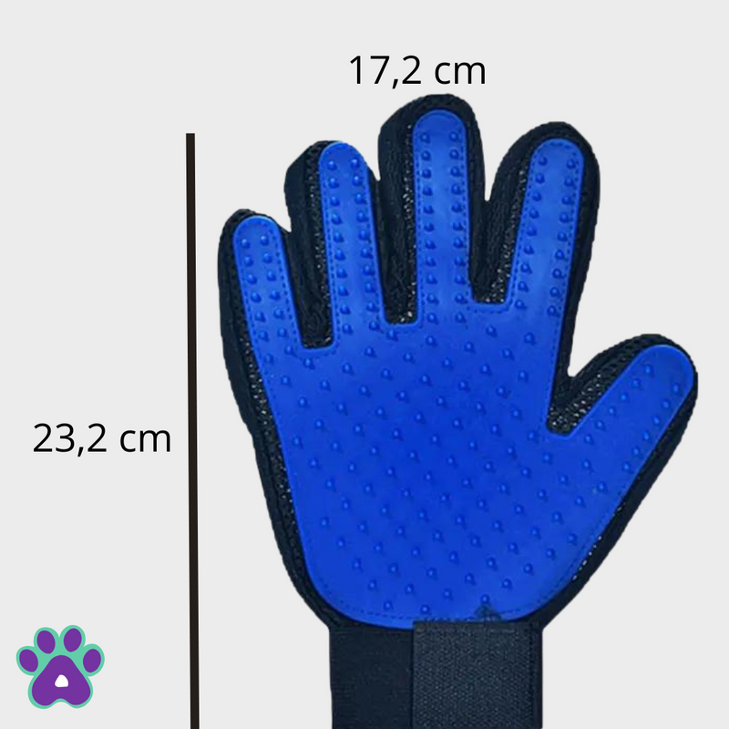 Luvas de silicone para remoção de pelos de pets